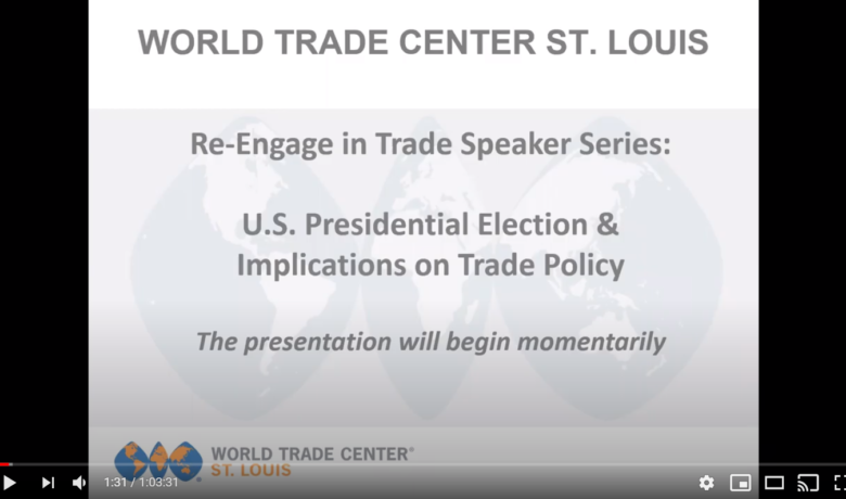 Re-Engage In Trade: Post-Election Trade Policy