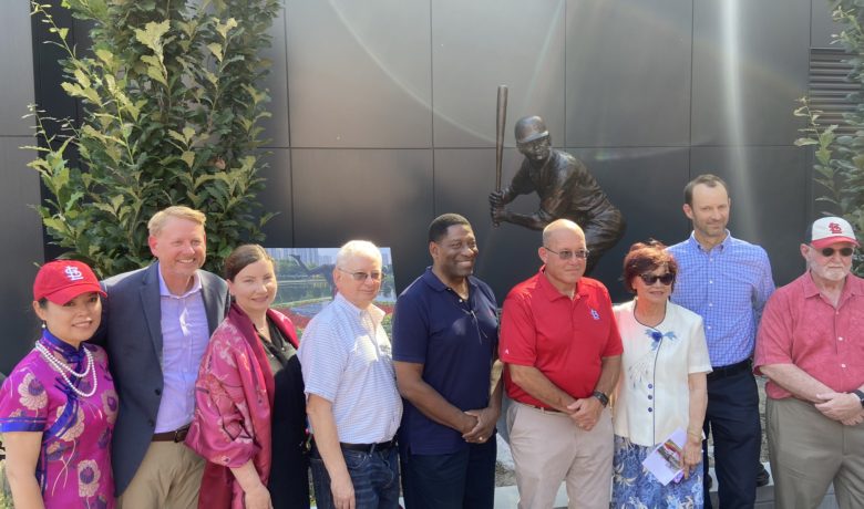 St. Louis-Nanjing Sister Cities Statue Unveiling at Ballpark Village